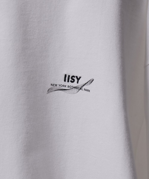 iisy（イージー）の「【 iisy 】ウェーブフラワーバックプリントTEE（Tシャツ/カットソー・メンズ・ホワイト/ダークグリーン/ブラック・S/M/L/XL）」の18枚目の写真