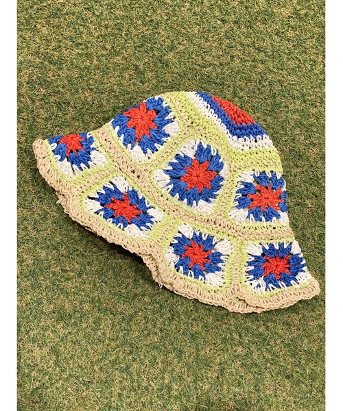 WC（ダブル シー）の「サマークロシェハット（ハット・レディース・グリーン/ブルー/ブラウン/ベージュ・FREE）」の16枚目の写真