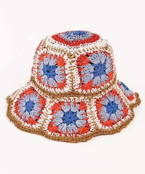 WC（ダブル シー）の「サマークロシェハット（ハット・レディース・グリーン/ブルー/ブラウン/ベージュ・FREE）」の18枚目の写真