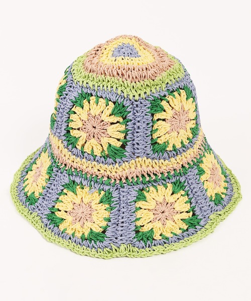 WC（ダブル シー）の「サマークロシェハット（ハット・レディース・グリーン/ブルー/ブラウン/ベージュ・FREE）」の20枚目の写真