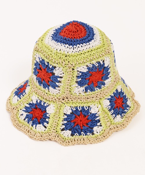 WC（ダブル シー）の「サマークロシェハット（ハット・レディース・グリーン/ブルー/ブラウン/ベージュ・FREE）」の21枚目の写真