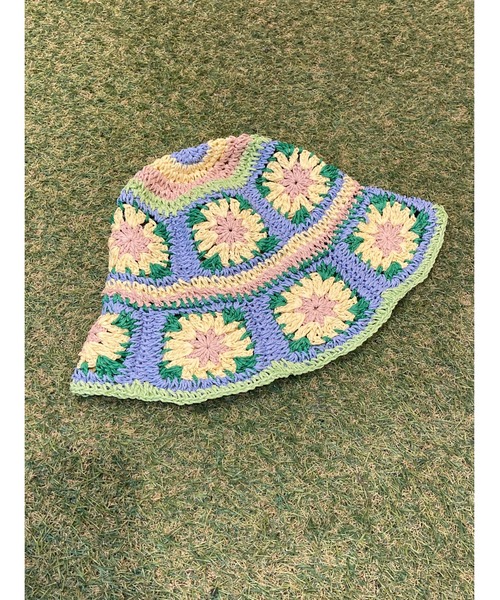 WC（ダブル シー）の「サマークロシェハット（ハット・レディース・グリーン/ブルー/ブラウン/ベージュ・FREE）」の17枚目の写真