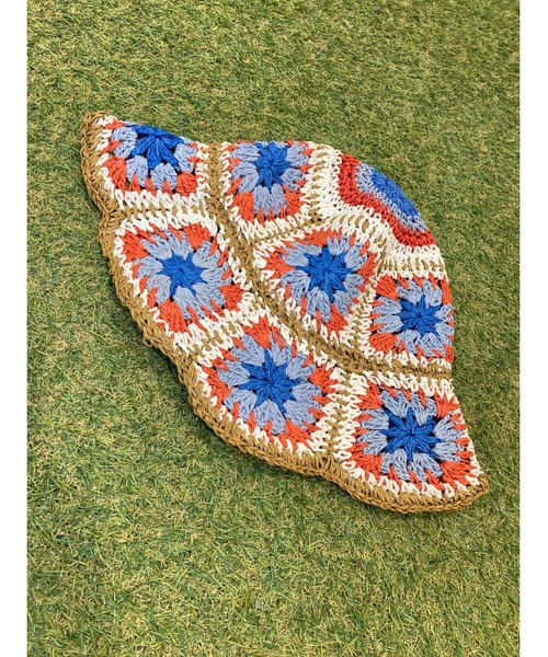 WC（ダブル シー）の「サマークロシェハット（ハット・レディース・グリーン/ブルー/ブラウン/ベージュ・FREE）」の14枚目の写真