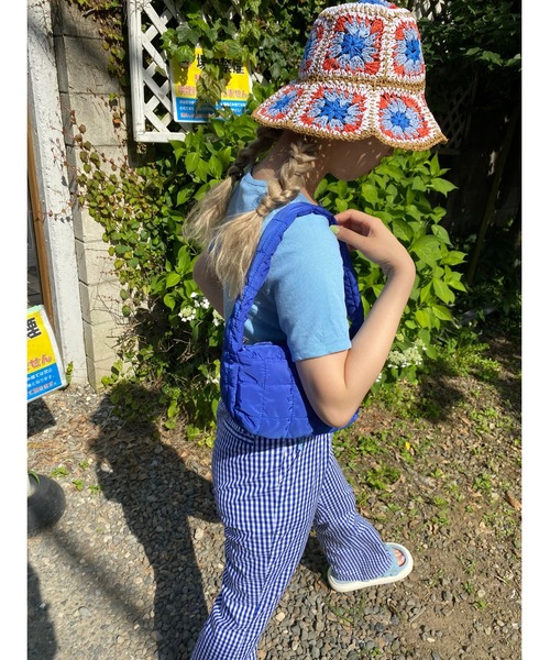 WC（ダブル シー）の「サマークロシェハット（ハット・レディース・グリーン/ブルー/ブラウン/ベージュ・FREE）」の9枚目の写真