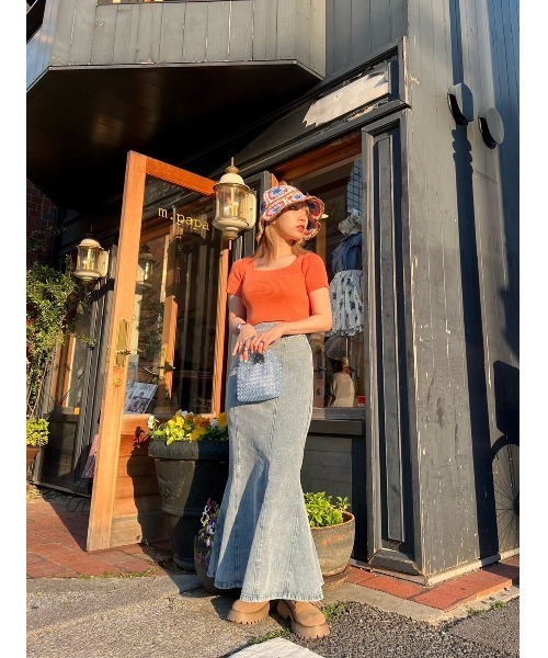 WC（ダブル シー）の「サマークロシェハット（ハット・レディース・グリーン/ブルー/ブラウン/ベージュ・FREE）」の8枚目の写真