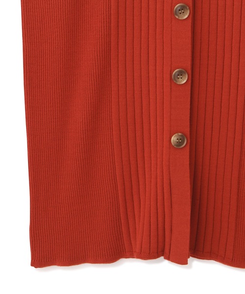 PROPORTION BODY DRESSING（プロポーションボディドレッシング）の「配色フロント釦ニットワンピース / 1212240600（ワンピース・レディース・オレンジ/ブルー/ダークグレー・SMALL/MEDIUM）」の20枚目の写真