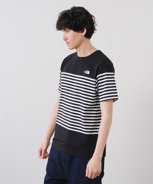 THE NORTH FACE（ザノースフェイス）の「【THE NORTH FACE / ザ ノースフェイス】Panel Border 半袖Tシャツ（Tシャツ/カットソー・メンズ・ホワイト/ブラック/ネイビー・MEDIUM/LARGE/X-LARGE）」の3枚目の写真