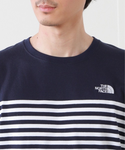 THE NORTH FACE（ザノースフェイス）の「【THE NORTH FACE / ザ ノースフェイス】Panel Border 半袖Tシャツ（Tシャツ/カットソー・メンズ・ホワイト/ブラック/ネイビー・MEDIUM/LARGE/X-LARGE）」の8枚目の写真