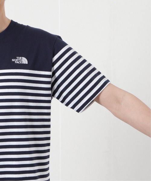 THE NORTH FACE（ザノースフェイス）の「【THE NORTH FACE / ザ ノースフェイス】Panel Border 半袖Tシャツ（Tシャツ/カットソー・メンズ・ホワイト/ブラック/ネイビー・MEDIUM/LARGE/X-LARGE）」の10枚目の写真