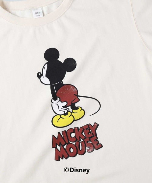 Disney（ディズニー）の「ミッキープリントＴシャツ（Tシャツ/カットソー・レディース・ホワイト/オレンジ/ダークグレー・M/L）」の18枚目の写真