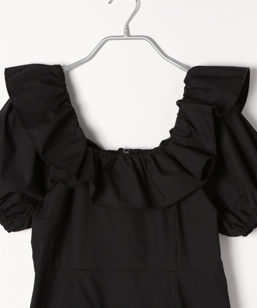 Heather（ヘザー）の「フリルミニワンピース　299100（ワンピース・レディース・ブラック/オフホワイト/ブルー・FREE）」の5枚目の写真