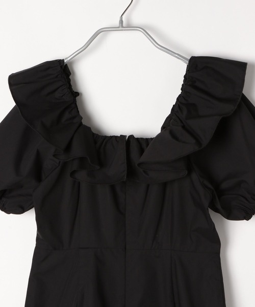 Heather（ヘザー）の「フリルミニワンピース　299100（ワンピース・レディース・ブラック/オフホワイト/ブルー・FREE）」の4枚目の写真