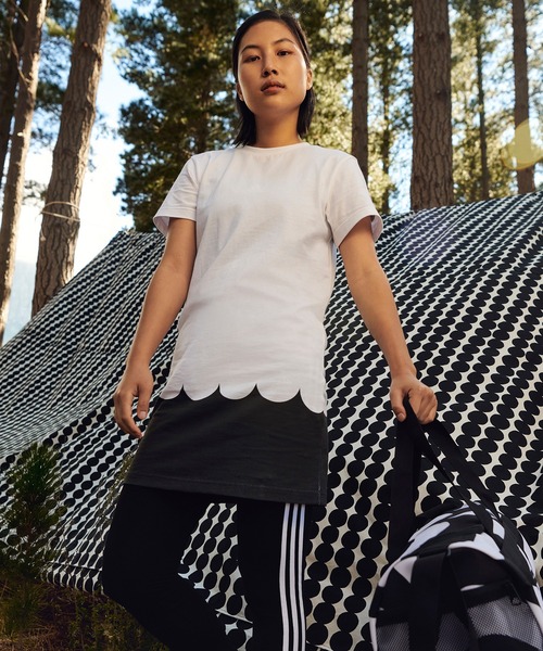ブランド古着 半袖ワンピース Marimekkoコラボ ワンピース Adidas アディダス のファッション通販 Zozoused