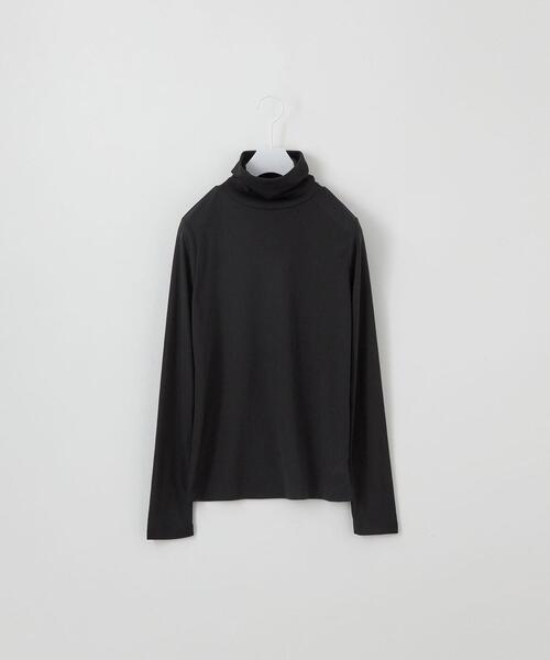 CITEN（シテン）の「＜CITEN＞ライトシア― タートルネック トップス（Tシャツ/カットソー・レディース・ホワイト/ライトブルー/ブラック/ナチュラル・FREE）」の3枚目の写真