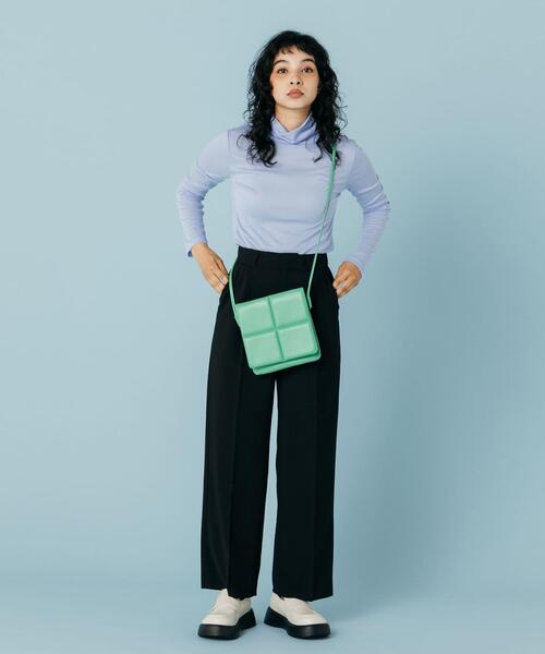 CITEN（シテン）の「＜CITEN＞ライトシア― タートルネック トップス（Tシャツ/カットソー・レディース・ホワイト/ライトブルー/ブラック/ナチュラル・FREE）」の5枚目の写真