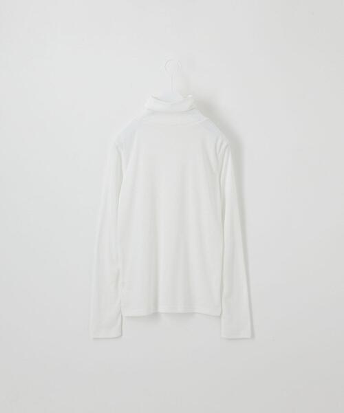 CITEN（シテン）の「＜CITEN＞ライトシア― タートルネック トップス（Tシャツ/カットソー・レディース・ホワイト/ライトブルー/ブラック/ナチュラル・FREE）」の15枚目の写真