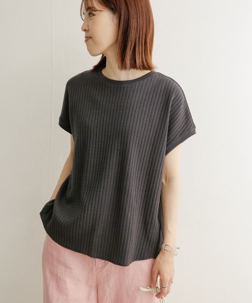 「URBAN RESEARCH DOORS」 半袖シャツ MEDIUM グレー系その他 レディース URBAN RESEARCH DOORS 「URBAN DOORS」 半袖ブラウス ONE グレー