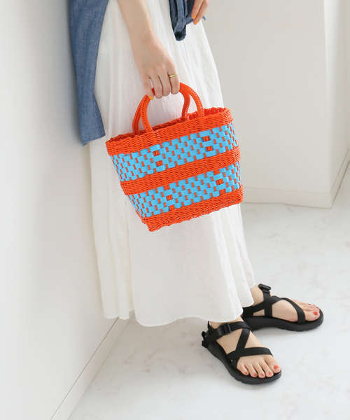 LALO(ラロ)の「LALO Lona mini tote(トートバッグ・レディース・グリーン/レッド・FREE)」の13枚目の写真