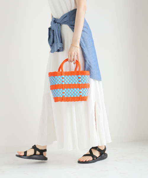 LALO(ラロ)の「LALO Lona mini tote(トートバッグ・レディース・グリーン/レッド・FREE)」の14枚目の写真