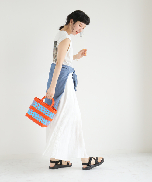 LALO(ラロ)の「LALO Lona mini tote(トートバッグ・レディース・グリーン/レッド・FREE)」の16枚目の写真