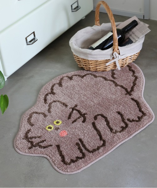 Brunch Brother（ブランチブラザー）の「バスマット・ラグ/ブランチブラザー/ROMANE（ロマネ）（ラグ/マット・レディース・ブラウン/アイボリー・FREE）」の2枚目の写真