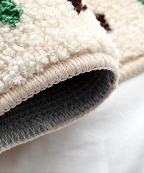 Brunch Brother（ブランチブラザー）の「バスマット・ラグ/ブランチブラザー/ROMANE（ロマネ）（ラグ/マット・レディース・ブラウン/アイボリー・FREE）」の6枚目の写真