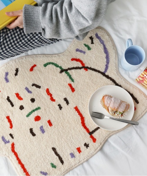 Brunch Brother（ブランチブラザー）の「バスマット・ラグ/ブランチブラザー/ROMANE（ロマネ）（ラグ/マット・レディース・ブラウン/アイボリー・FREE）」の12枚目の写真