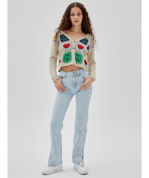 Guess（ゲス）の「GUESS Originals x J Balvin Crochet Cardigan（カーディガン/ボレロ）」 WEAR