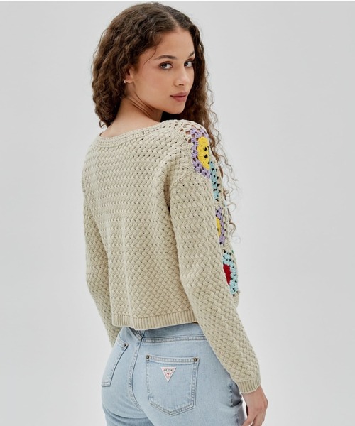 Guess（ゲス）の「GUESS Originals x J Balvin Crochet Cardigan（カーディガン/ボレロ）」 WEAR