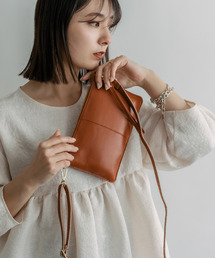 DEVICE（デバイス）の「本革 スリムミニ トート ショルダーバッグ サコッシュ ミニバッグ（ショルダーバッグ）」