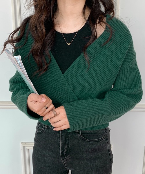 AZUL BY MOUSSY ニット セーター CACHECOEUR SET KNIT TOPS