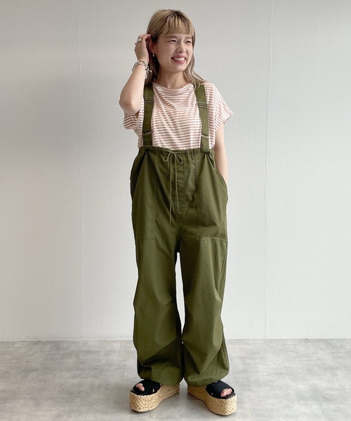 w closet（ダブルクローゼット）の「クルーネックノースリーブTシャツ（Tシャツ/カットソー・レディース・ホワイト×イエロー/ホワイト×ピンク/ホワイト×ブルー/グリーン系その他・FREE）」の5枚目の写真