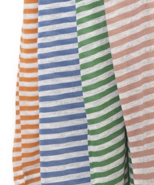 w closet（ダブルクローゼット）の「クルーネックノースリーブTシャツ（Tシャツ/カットソー・レディース・ホワイト×イエロー/ホワイト×ピンク/ホワイト×ブルー/グリーン系その他・FREE）」の9枚目の写真