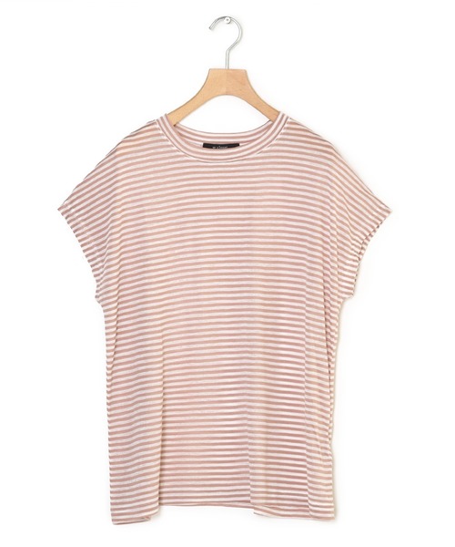 w closet（ダブルクローゼット）の「クルーネックノースリーブTシャツ（Tシャツ/カットソー・レディース・ホワイト×イエロー/ホワイト×ピンク/ホワイト×ブルー/グリーン系その他・FREE）」の19枚目の写真