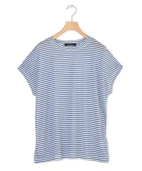 w closet（ダブルクローゼット）の「クルーネックノースリーブTシャツ（Tシャツ/カットソー・レディース・ホワイト×イエロー/ホワイト×ピンク/ホワイト×ブルー/グリーン系その他・FREE）」の14枚目の写真