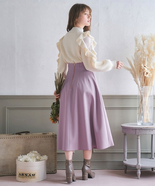 NOELA（ノエラ）の「ボンディングフレアスカート（スカート）」 - WEAR