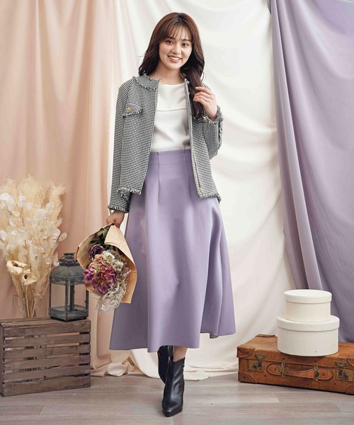 NOELA（ノエラ）の「ボンディングフレアスカート（スカート）」 - WEAR