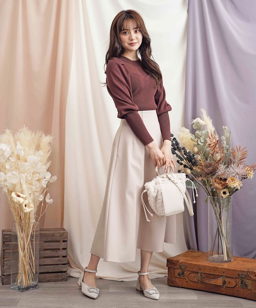 NOELA（ノエラ）の「ボンディングフレアスカート（スカート）」 - WEAR