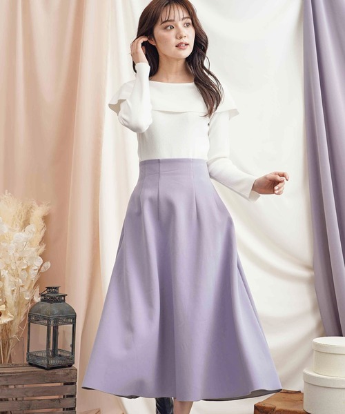 NOELA（ノエラ）の「ボンディングフレアスカート（スカート）」 - WEAR