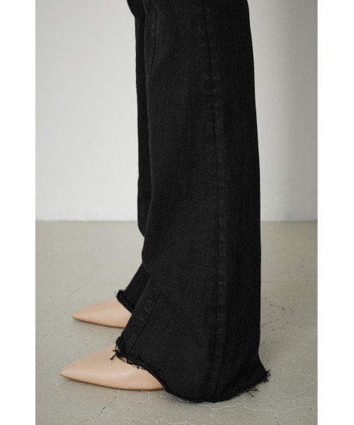 HIGH WAIST BUTTON DENIM FLARE/ハイウエストボタンデニムフレア