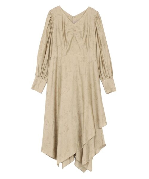 LAGUNAMOON（ラグナムーン）の「ニュアンスパターンアシンメトリーヘムワンピース（ワンピース・レディース・ライトグレー/モカ/アイボリー・SMALL/MEDIUM）」の15枚目の写真