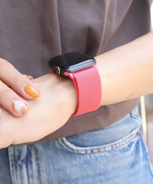 Urban Coral(アーバンコーラル)の「Apple Watch Band / アップルウォッチ バンド スポーツナイロン / Urban Coral(デジタル腕時計・レディース・ブラック/ネイビー/ブラウン/グレー/レッド/カーキ/ミント/ワインレッド/グレー系その他/ブラウン系その他/ベージュ系その他/ピンク系その他2/ピンク系その他3/ピンク系その他/ホワイト系その他/ブラウン系その他2・40mm/44mm)」の13枚目の写真