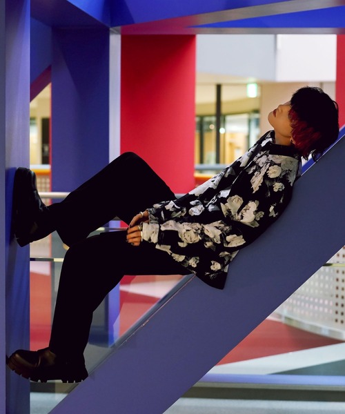 G.O.C（ジーオーシー）の「タック ワイド カーゴ トラウザー（カーゴパンツ・メンズ・オフホワイト/ブルー/ブラック・MEDIUM/LARGE）」の7枚目の写真