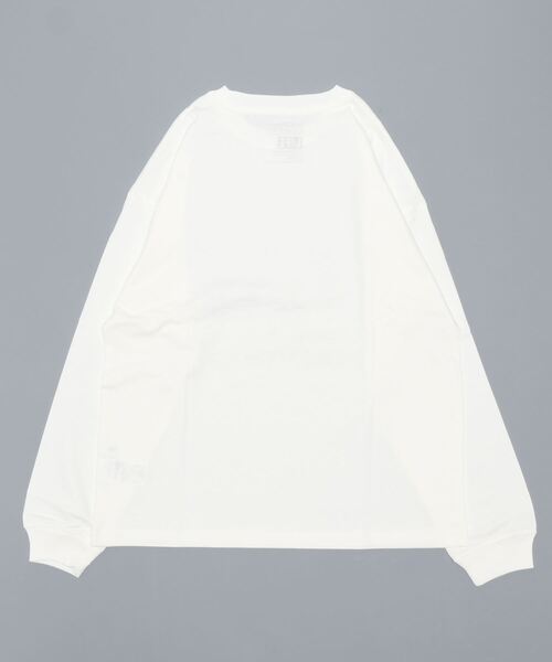 LOWRYS FARM（ローリーズファーム）の「ＬＩＦＥ　ロンＴ　163154（Tシャツ/カットソー・レディース・ホワイト/グレー/オフホワイト・FREE）」の5枚目の写真