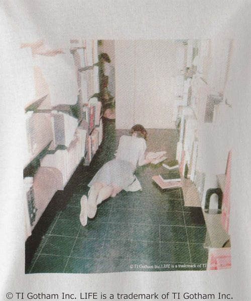 LOWRYS FARM（ローリーズファーム）の「ＬＩＦＥ　ロンＴ　163154（Tシャツ/カットソー・レディース・ホワイト/グレー/オフホワイト・FREE）」の21枚目の写真