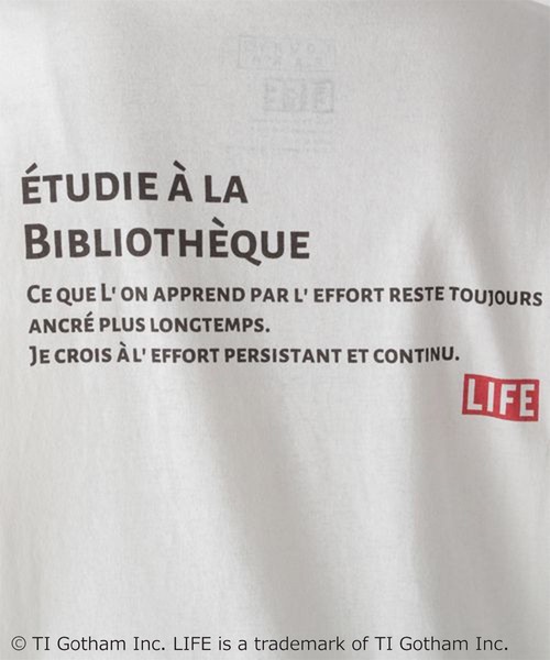 LOWRYS FARM（ローリーズファーム）の「ＬＩＦＥ　ロンＴ　163154（Tシャツ/カットソー・レディース・ホワイト/グレー/オフホワイト・FREE）」の22枚目の写真