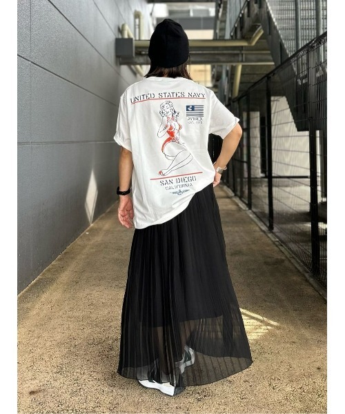 CONVERSE（コンバース）の「【CONVERSE】プリーツスカート（スカート・レディース・ブラック・M）」の9枚目の写真