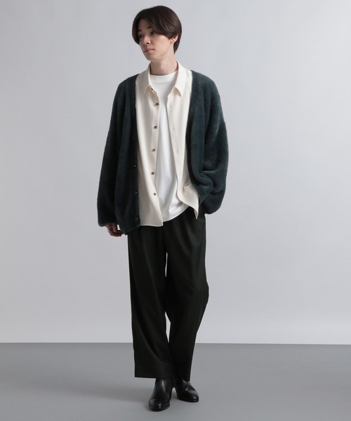 HARE（ハレ）の「TRタックワイドパンツ(HARE)（スラックス・メンズ・ブラック/グレー/グリーン・SMALL/MEDIUM）」の6枚目の写真