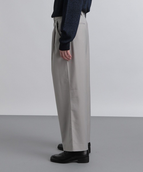 HARE（ハレ）の「TRタックワイドパンツ(HARE)（スラックス・メンズ・ブラック/グレー/グリーン・SMALL/MEDIUM）」の9枚目の写真