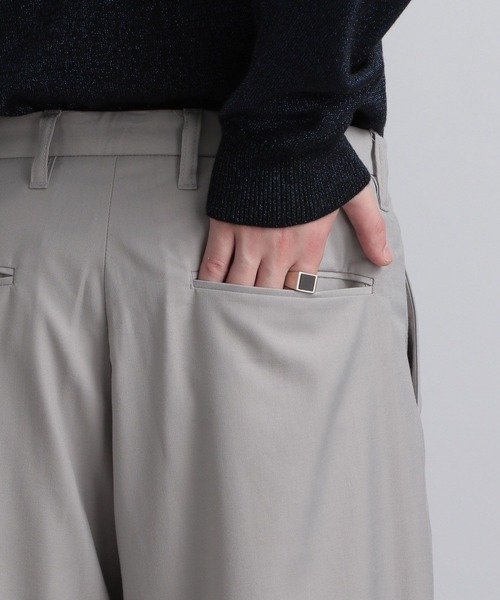 HARE（ハレ）の「TRタックワイドパンツ(HARE)（スラックス・メンズ・ブラック/グレー/グリーン・SMALL/MEDIUM）」の14枚目の写真